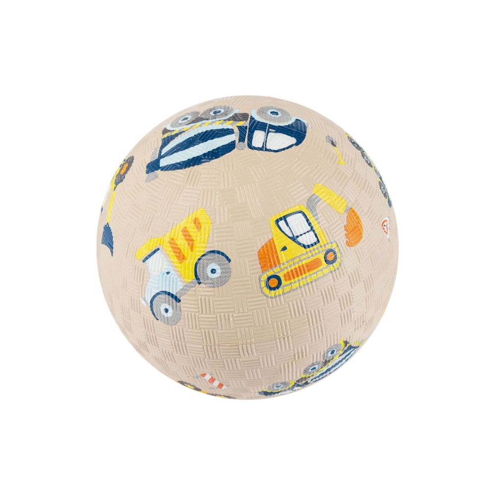 Gumowa piłka kauczukowa Samochody 12 cm – zabawka rozwojowa sigikid