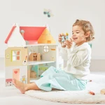 Janod drewniany domek dla lalek z akcesoriami