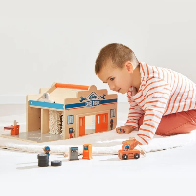 Janod garaż drewniany Dino