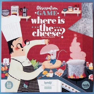 Londji rodzinna gra obserwacyjna Gdzie jest ser? Where is the Cheese?