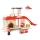 Small Foot Drewniana Remiza Strażacka z Akcesoriami dla Dzieci 3+ | Wielopoziomowy Zestaw Ratunkowy FSC® 100% z Wozem, Helikopterem i Figurką, Posiada Lądowisko, Garaż i Rurę do Zjazdów, Wspiera Wyobraźnię i Odwagę, Idealny Prezent dla Małego Bohatera.