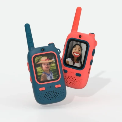MOB Walkie-talkie z wideo Zestaw 2 Krótkofalówek z Ekranem HD dla Dzieci