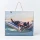 Luksusowy Dmuchany Materac Wodny SUNNYLiFE Luxe Lilo Marine Stripe z Zagłówkiem i Uchwytem na Napoje dla Młodzieży i Dorosłych 14+, Fotel Basenowy i Plażowy w Pasy z Tworzywa PVC Bez Ftalanów, Udźwig do 100 kg, Prezent na Lato i Wakacje.