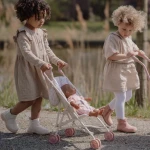 Little Dutch składany wózek spacerowy dla lalek Beż