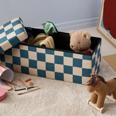 Kids Concept pufa dziecięca ze schowkiem na zabawki