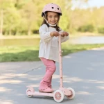 Little Dutch hulajnoga trójkołowa Różowa w kwiaty Scooter Tricycle Pink Fairy Floral