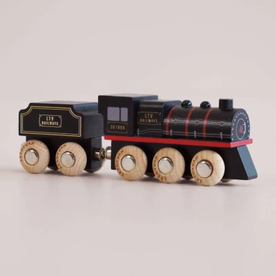 Pociąg Lokomotywa Drewniana dla Dzieci Parowóz Retro Le Toy Van Francis 2+