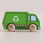Le Toy Van drewniana ciężarówka śmieciarka Rudy