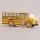 Drewniany Szkolny Autobus Retro Le Toy Van GT285 Rufus | Żółty Autobus Amerykański z Drewna FSC dla Dzieci 2+, Pojazd z Kolekcji Classic Car Collection z Plakatem, Wspiera Motorykę i Zabawę Montessori, Prezent dla Dwulatka.