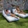 Nadmuchiwany Leżak Basenowy SUNNYLiFE Luxe Casa Blanca | Ekskluzywny Materac Wodny Premium z Regulowanym Oparciem, Luksusowy Fotel Basenowy z Dnem z Siatki, Wytrzymałe PVC bez Ftalanów, Zestaw Naprawczy w Komplecie.