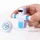 Kieszonkowe Piłkarzyki Fat Brain Toys Foosbots | Mini Gra Zręcznościowa i Fidget Antystresowy dla Dzieci 6+, Figurka Piłkarzyka z Piłką w Zestawie dla 1 Gracza, Wspiera Refleks i Rozwój Motoryki, Zabawka Podróżna.