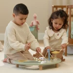Stolik Muzyczny Drewniany Sensoryczny Instrumenty Little Dutch 18m+