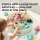 Piasek Magiczny z Piaskownicą Mideer Zestaw Kawiarnia i Słodkości | Piasek Kinetyczny z Woskiem Pszczelim dla Dzieci 3+, Okrągła Piaskownica 33 cm z Foremkami do Deserów, Wspiera Rozwój Sensoryczny i Motorykę, Czysta Zabawa w Domu.