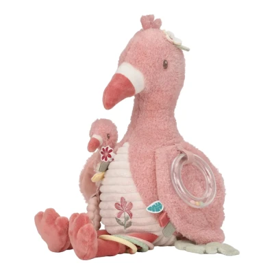 Little Dutch przytulanka sensoryczna Flamingo Safari 45 cm