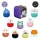 Mini Lampka Niespodzianka LED Eggy's Mystery Lights Monsters | Silikonowa Lampka Nocna dla Dzieci 3+, Kolekcjonerski Blind Box z 9 Potworkami, Ładowalne Światełko USB-C z Zawieszką i Bransoletką, Wspiera Samodzielne Zasypianie.