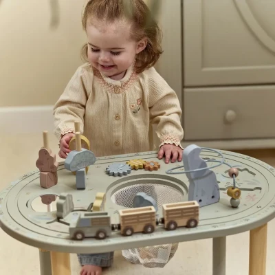 Little Dutch drewniany stolik edukacyjny Safari