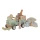 Little Dutch – Drewniany samochód Safari Friends z figurkami 12m+