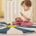 Dwustronna Mata do Zabawy Pikowana Bawełniana Kid’s Concept Circus Teal 112 cm 0m+