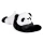Duża pluszowa panda o długości 75 cm z obciążonymi długimi łapkami w kolorze czarno-białym z serii Podcoll marki Histoire d'Ours