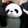 Duża pluszowa panda o długości 75 cm z obciążonymi długimi łapkami w kolorze czarno-białym z serii Podcoll marki Histoire d'Ours