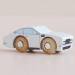 Autko Aaron Drewniany Samochodzik Kolekcjonerski Retro Le Toy Van 2+