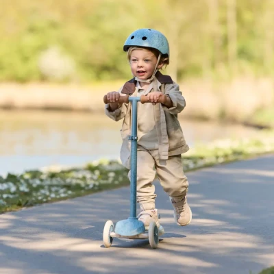 Little Dutch Hulajnoga Trójkołowa Dziecięca Błękitna Blue 3+