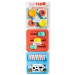 Fat Brain Toys Sensoryczne Kwadraty Magnetyczne Sensory Set 6 12m+