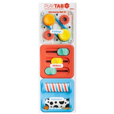 Fat Brain Toys Sensoryczne Kwadraty Magnetyczne Sensory Set 6 12m+