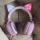 Kiddoboo Delulu słuchawki bezprzewodowe dla dzieci z kocimi uszami i podświetleniem LED fioletowe Lilac. Słuchawki Bluetooth z mikrofonem i limiterem głośności 86 dB Kiddoboo KB-HP-DL-LILAC dla dzieci od 9 lat 9+ / nastolatków.
