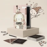 KidBook Tablet Graficzny LCD z Kartami Pracy Rabbit Pink Znikopis 8,5” 3+