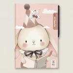 KidBook Tablet graficzny z kartami pracy do rysowania Rabbit Pink