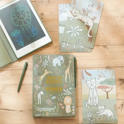 Tablet Graficzny dla Dzieci Znikopis Cyfrowy Safari Little Dutch 4+