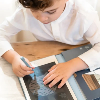 Tablet Graficzny dla Dzieci Znikopis Cyfrowy Niebieski Little Dutch 4+