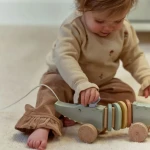 Krokodyl Drewniany do Ciągnięcia ze Sznurkiem Safari Little Dutch 18m+
