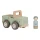Little Dutch drewniany samochód terenowy z figurką strażnika Safari Friends. Pojazd drewniany auto ze strażnikiem LD8927 z drewna FSC do odgrywania ról dla dzieci od 18 miesięcy 18m+ / na prezent.