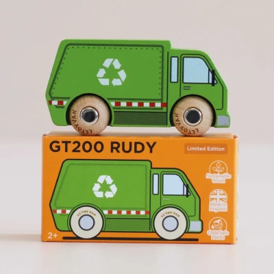 Śmieciarka Drewniana Rudy Autko Le Toy Van