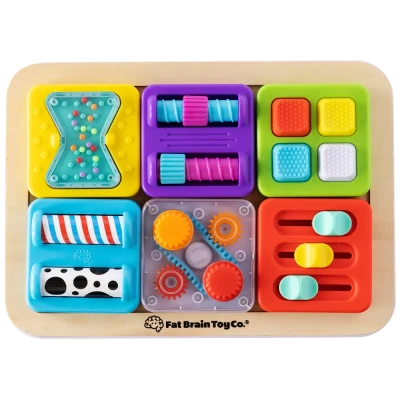 Fat Brain Toys Drewniana Baza Tablicy Sensorycznej Magnetyczna Podstawa 