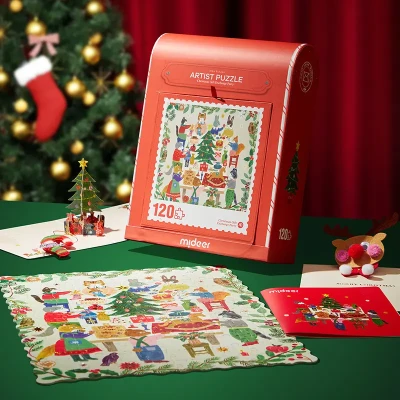 Mideer puzzle świąteczne 120 elementów
