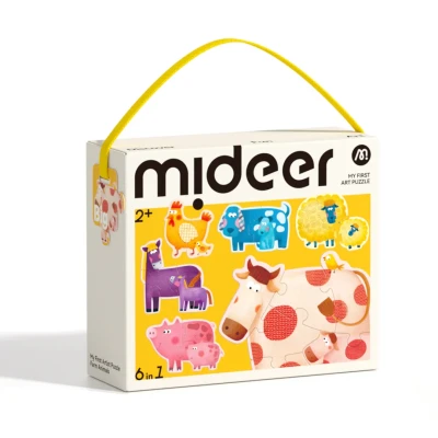 Mideer puzzle 6w1 Zwierzęta na farmie