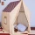 Kid’s Concept Play House Tent Dusty Blue Check to przytulny namiot w kształcie domku
