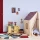 Kid’s Concept Play House Tent Dusty Blue Check to przytulny namiot w kształcie domku
