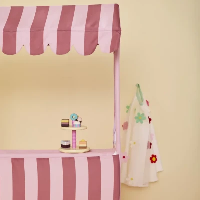 Kids Concept Stragan do zabawy w sklep Market Pink Clay