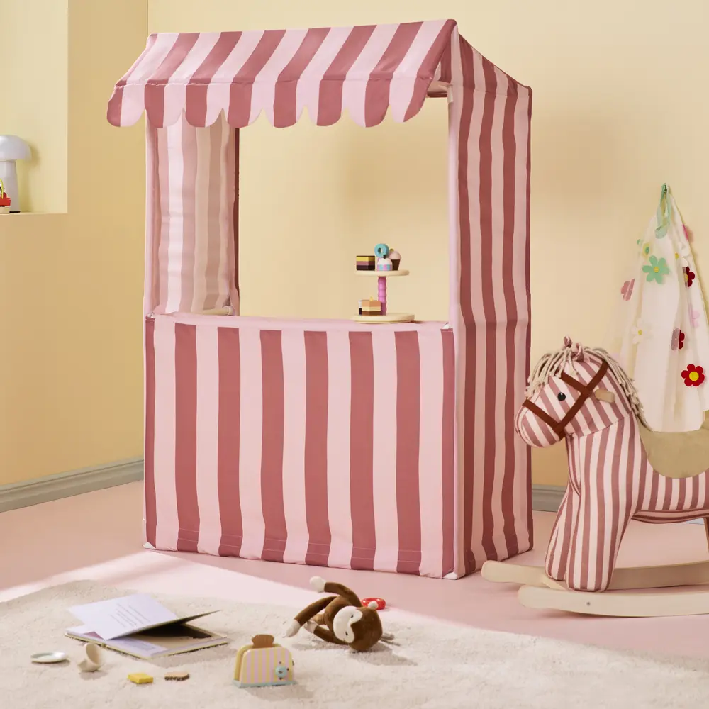 Kids Concept Stragan do zabawy w sklep Market Pink Clay