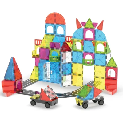 Magna Tiles klocki magnetyczne City Center 110 elementów