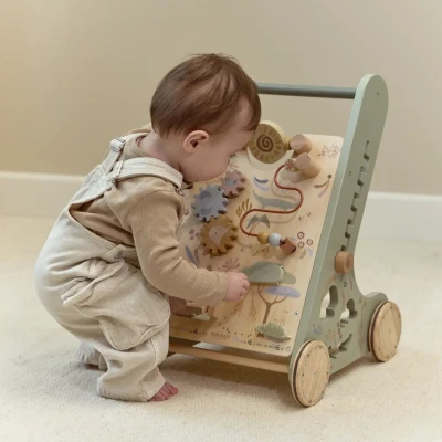 Little Dutch drewniany pchacz edukacyjny Safari