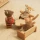 Egmont Toys drewniany domek Kawiarnia i piekarnia z meblami i figurkami
