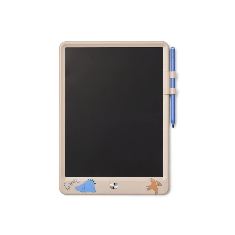 Liewood Zora Magic Drawing Board 10 cali to lekka i kompaktowa tablica LCD do rysowania, która pozwala wielokrotnie tworzyć nowe obrazki bez używania papieru.