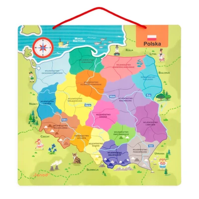 Janod puzzle edukacyjne Cuda Świata