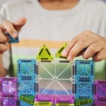Magna Tiles klocki magnetyczne Travel microMAGS XL 55 elementów