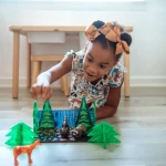 Magna Tiles klocki magnetyczne Forest Animals 25 elementów